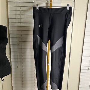 Under Armour Black and Gray Athletic Leggings